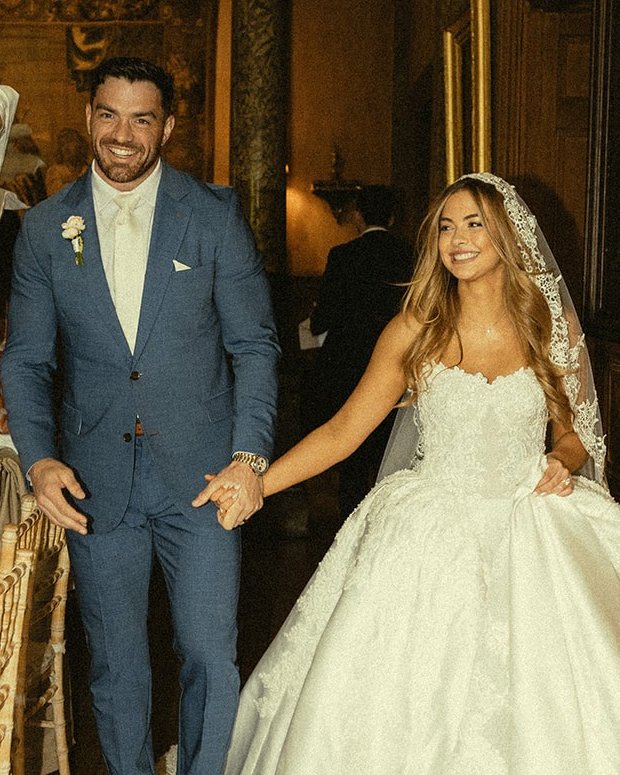Alex and Braquel Elkins, founders of Look Ready Digital, on their wedding day